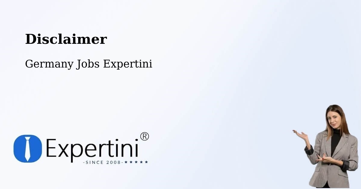 Disclaimer – Auggen - Germany Jobs Expertini